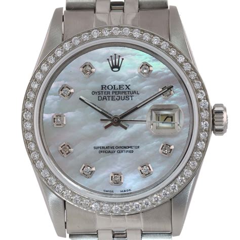 36m rolex|rolex 36mm diamond bezel.